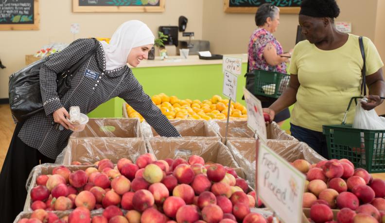 customers shop at Daily Table